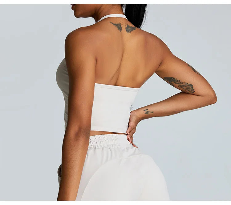Halter Neck Yoga Top - Shapers Corp