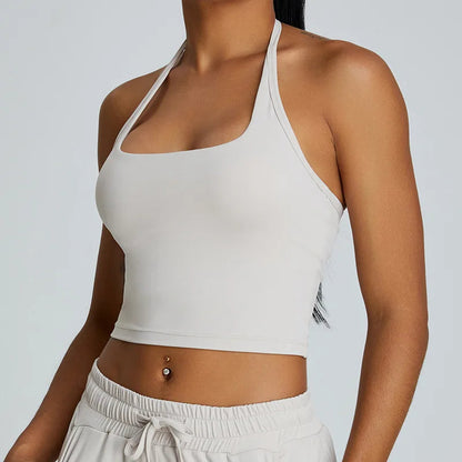 Halter Neck Yoga Top - Shapers Corp