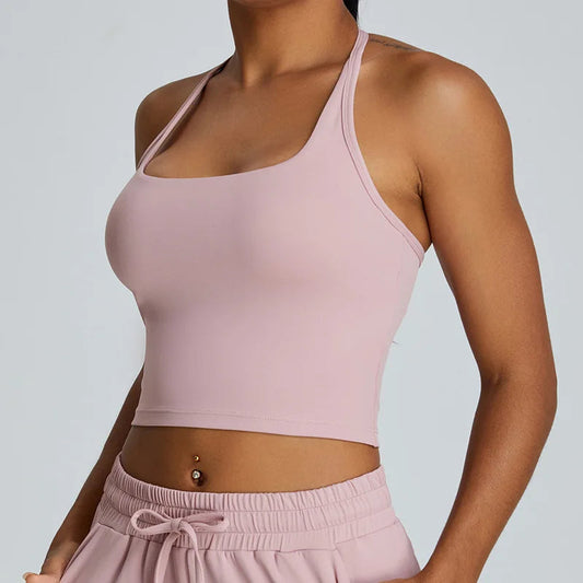 Halter Neck Yoga Top - Shapers Corp