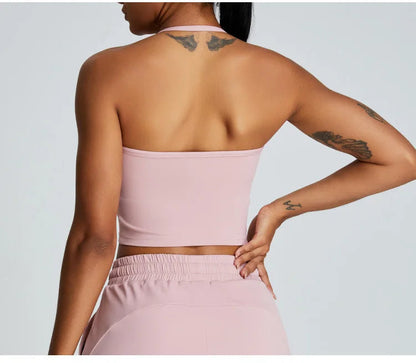 Halter Neck Yoga Top - Shapers Corp