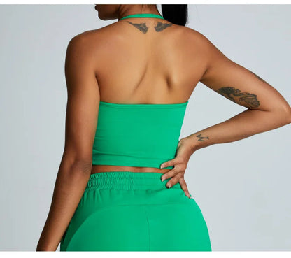 Halter Neck Yoga Top - Shapers Corp