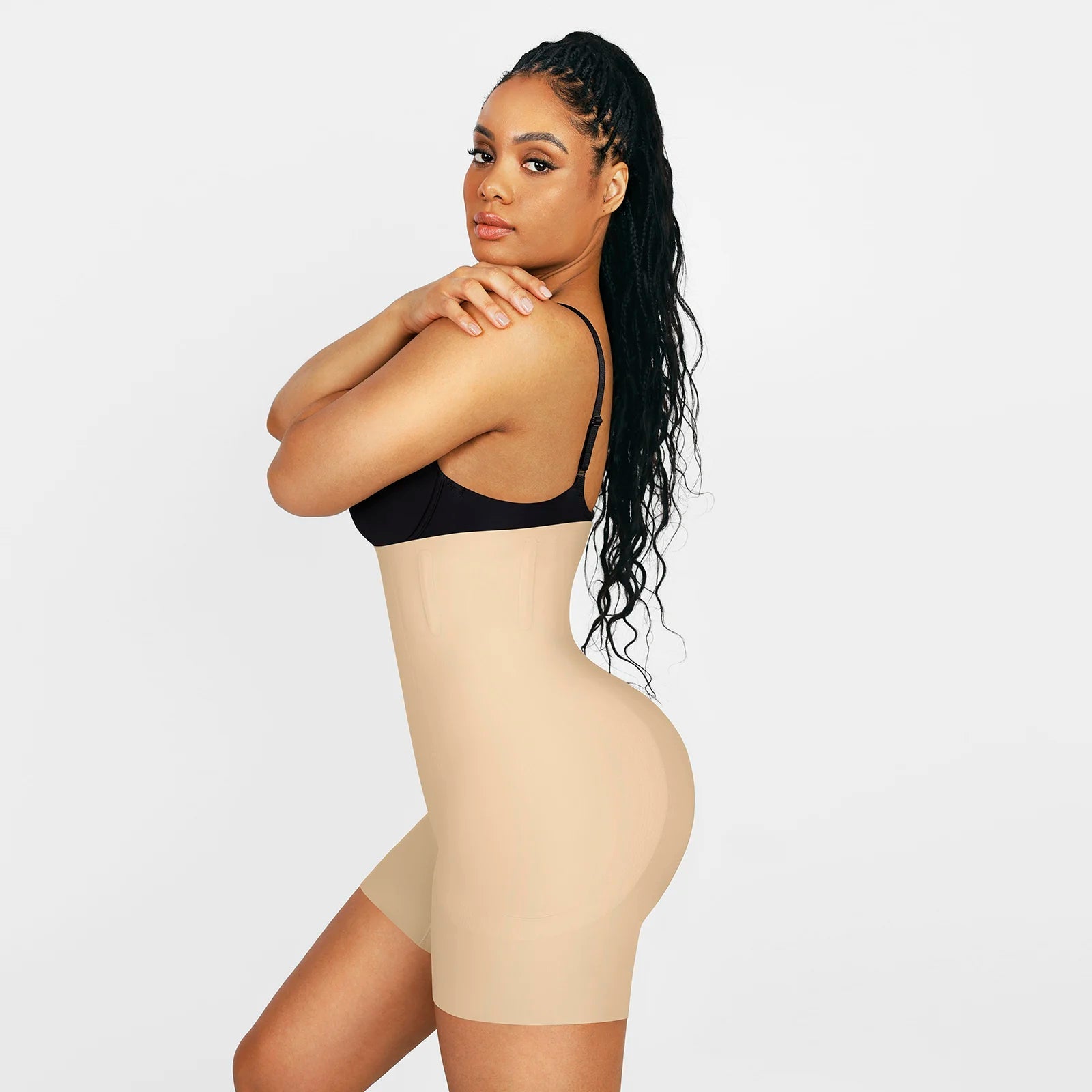 Shapewear Shorts with Removable Hip Pads