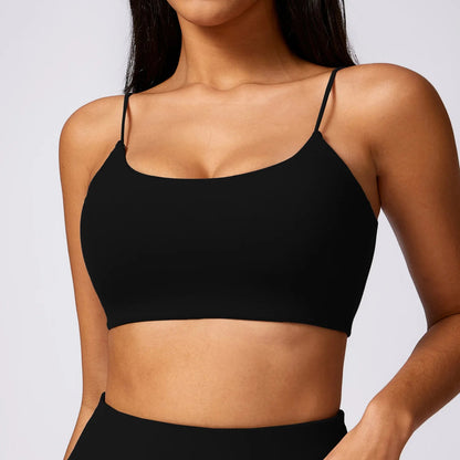 Spaghetti Strap Sports Bra - Shapers Corp