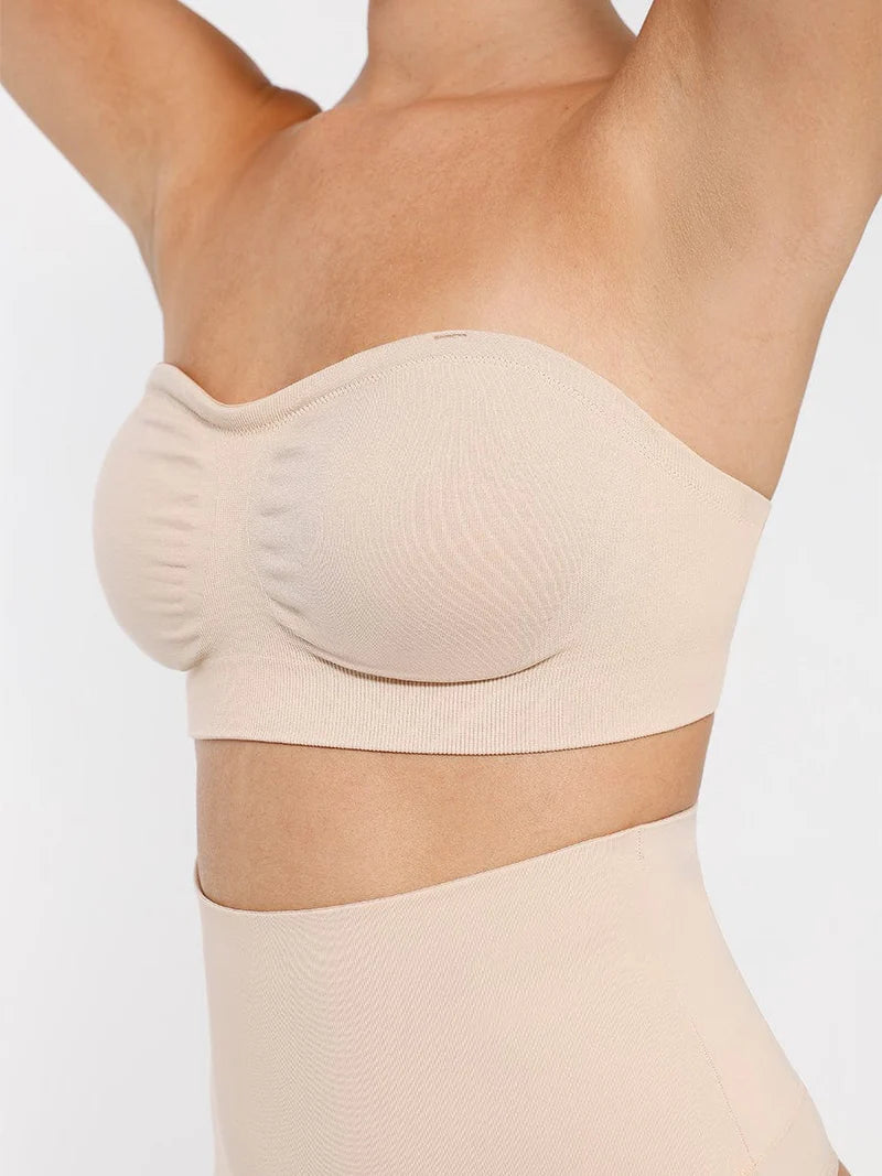Strapless Bra with Removable Cup Pads - Shapers Corp