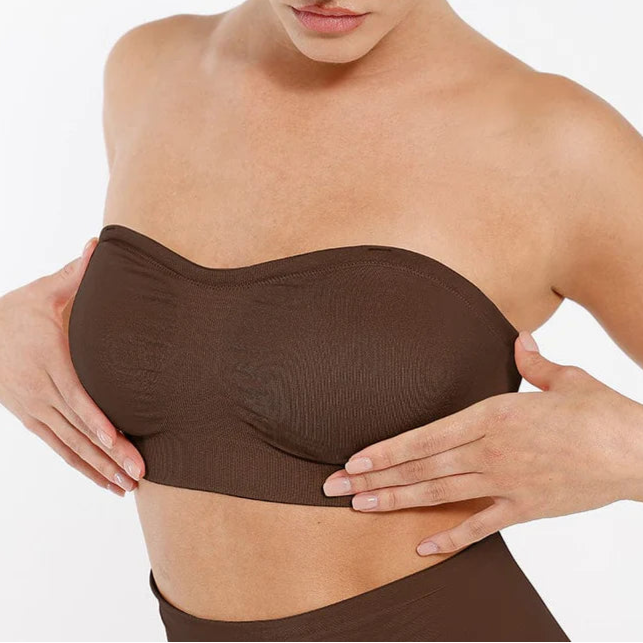 Strapless Bra with Removable Cup Pads - Shapers Corp