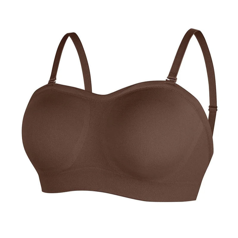 Strapless Bra with Removable Cup Pads - Shapers Corp