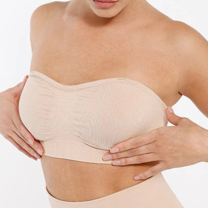 Strapless Bra with Removable Cup Pads - Shapers Corp