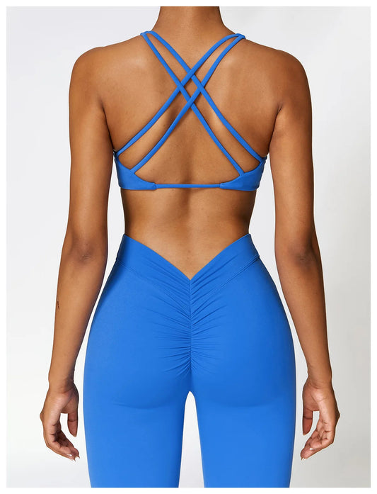 Strappy Yoga Bra - Shapers Corp