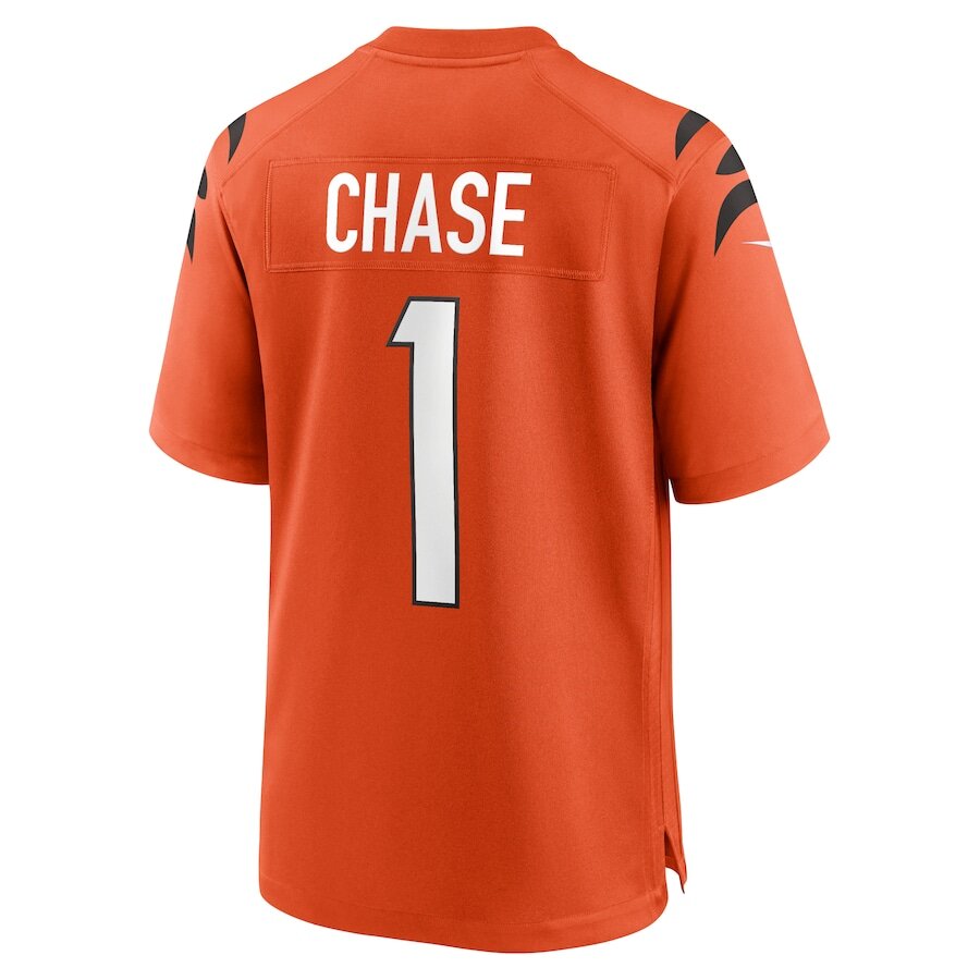 Cincinnati Bengals Ja'Marr Chase Orange Jersey