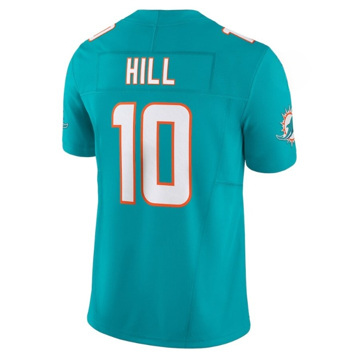 Miami Dolphins Tyreek Hill Aqua Jersey