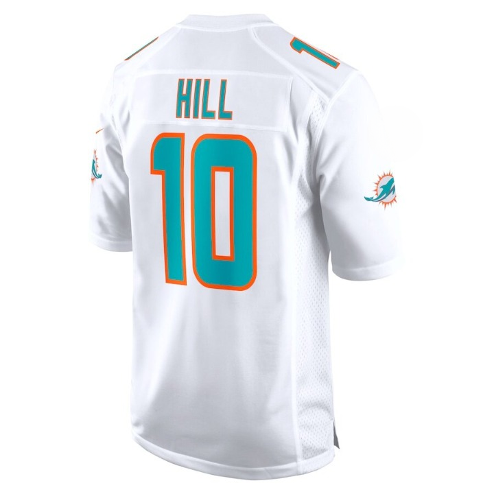 Miami Dolphins Tyreek Hill White Jersey