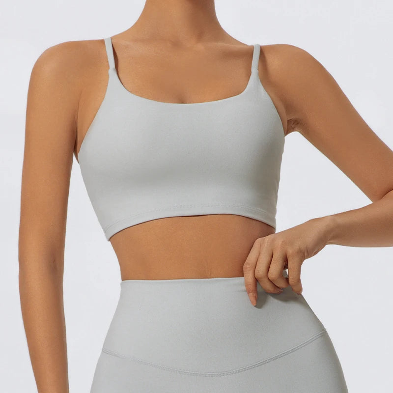Thin Strap Yoga Bra - Shapers Corp
