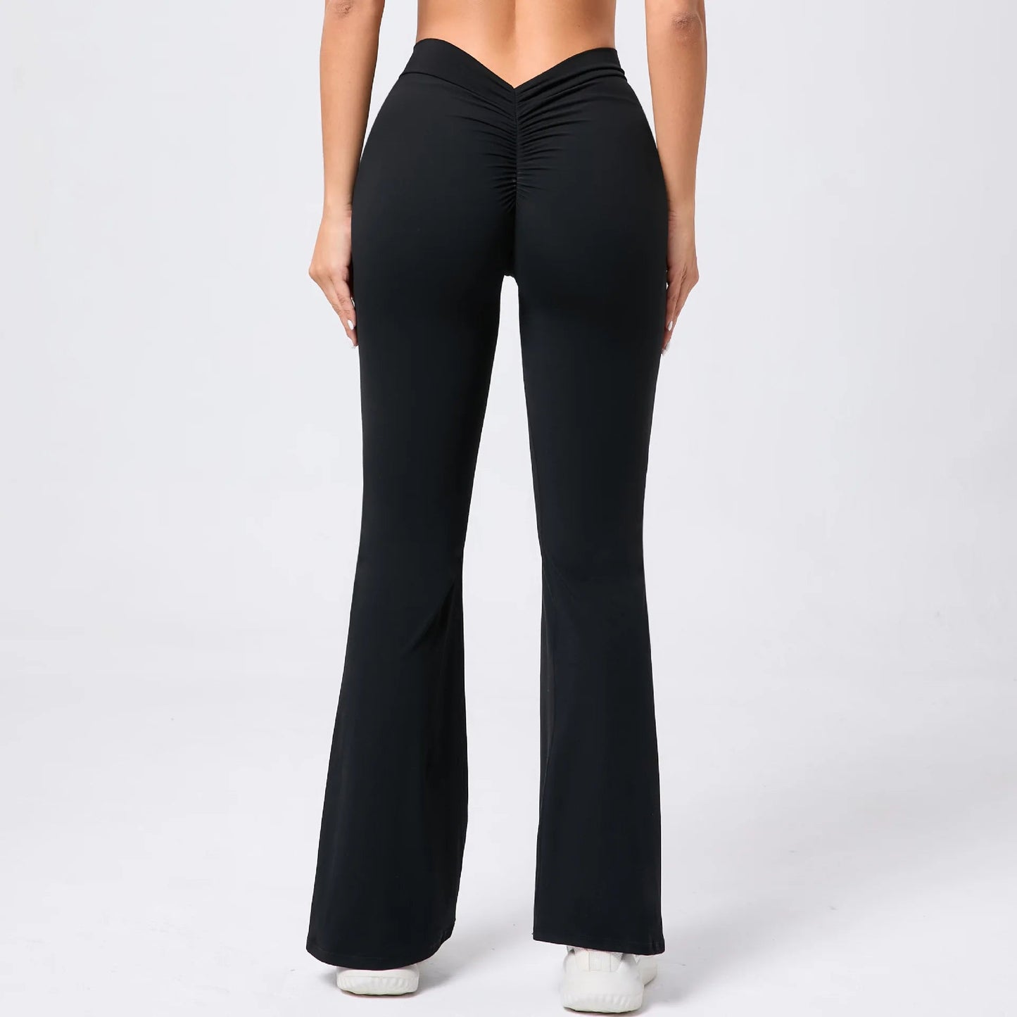 V-back Flared Leggings - Shapers Corp