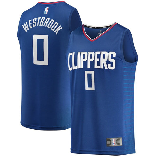 Men's LA Clippers Russell Westbrook Royal Jersey