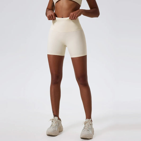 White Yoga Shorts - Shapers Corp