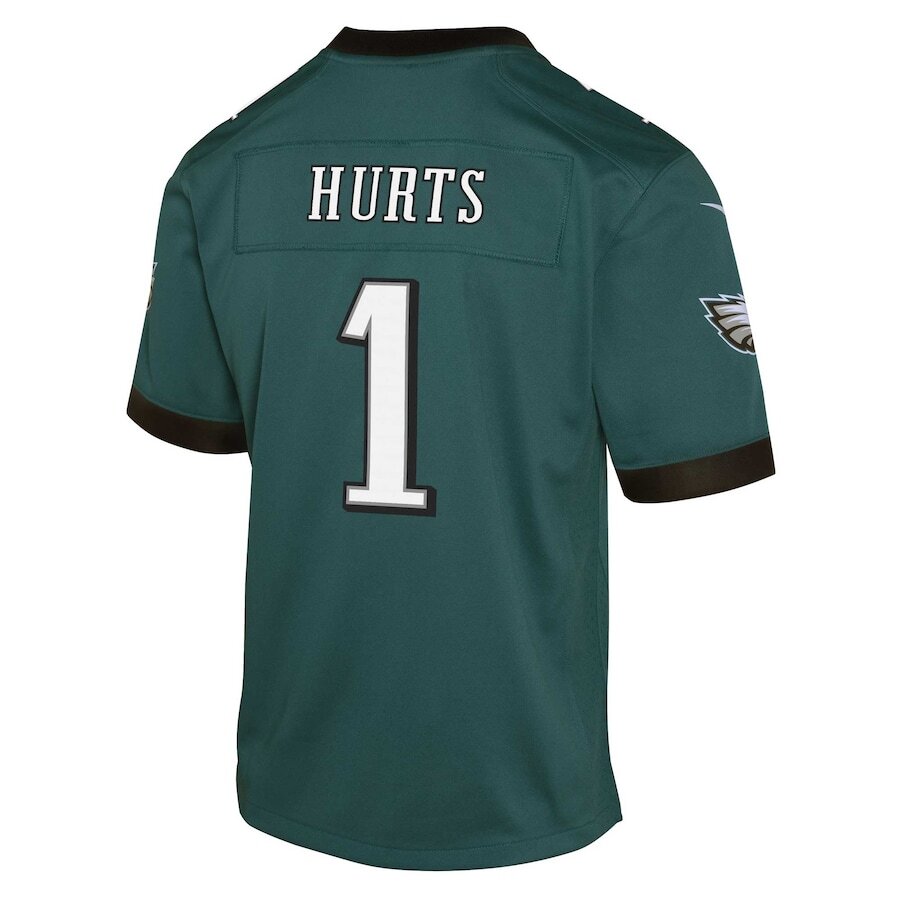 Youth Philadelphia Eagles Jalen Hurts Midnight Green Jersey