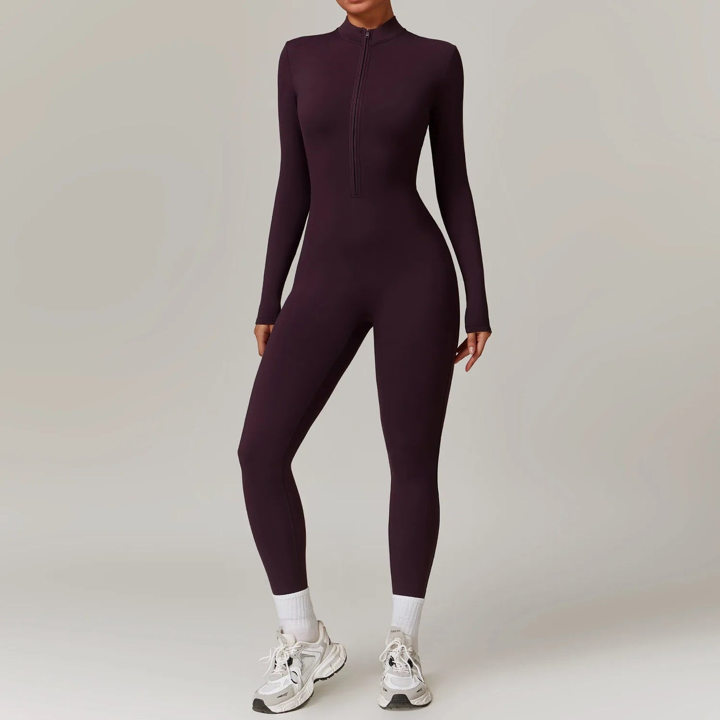 Zip-up Yoga Jumpsuit - Shapers Corp