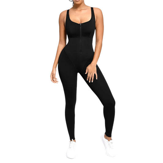 Zipper Front Jumpsuit