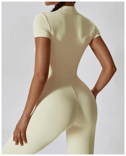 Zipper Yoga Jumpsuit - Shapers Corp