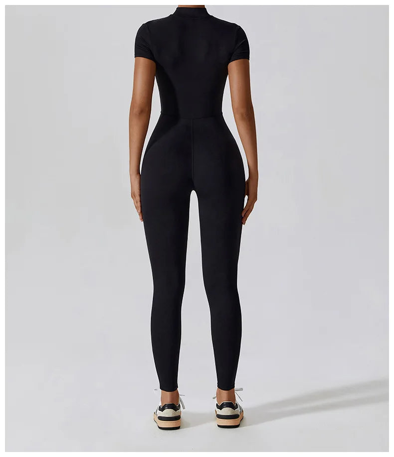 Zipper Yoga Jumpsuit - Shapers Corp