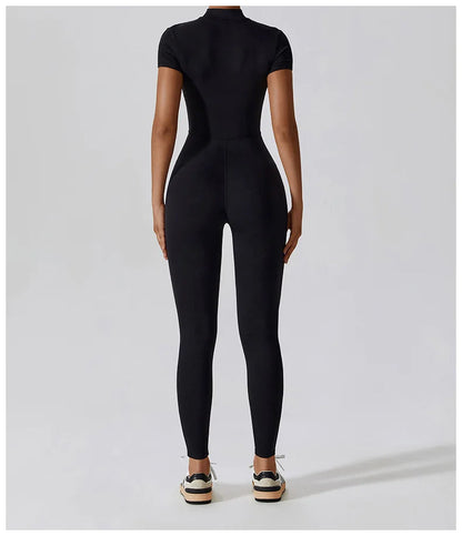 Zipper Yoga Jumpsuit - Shapers Corp