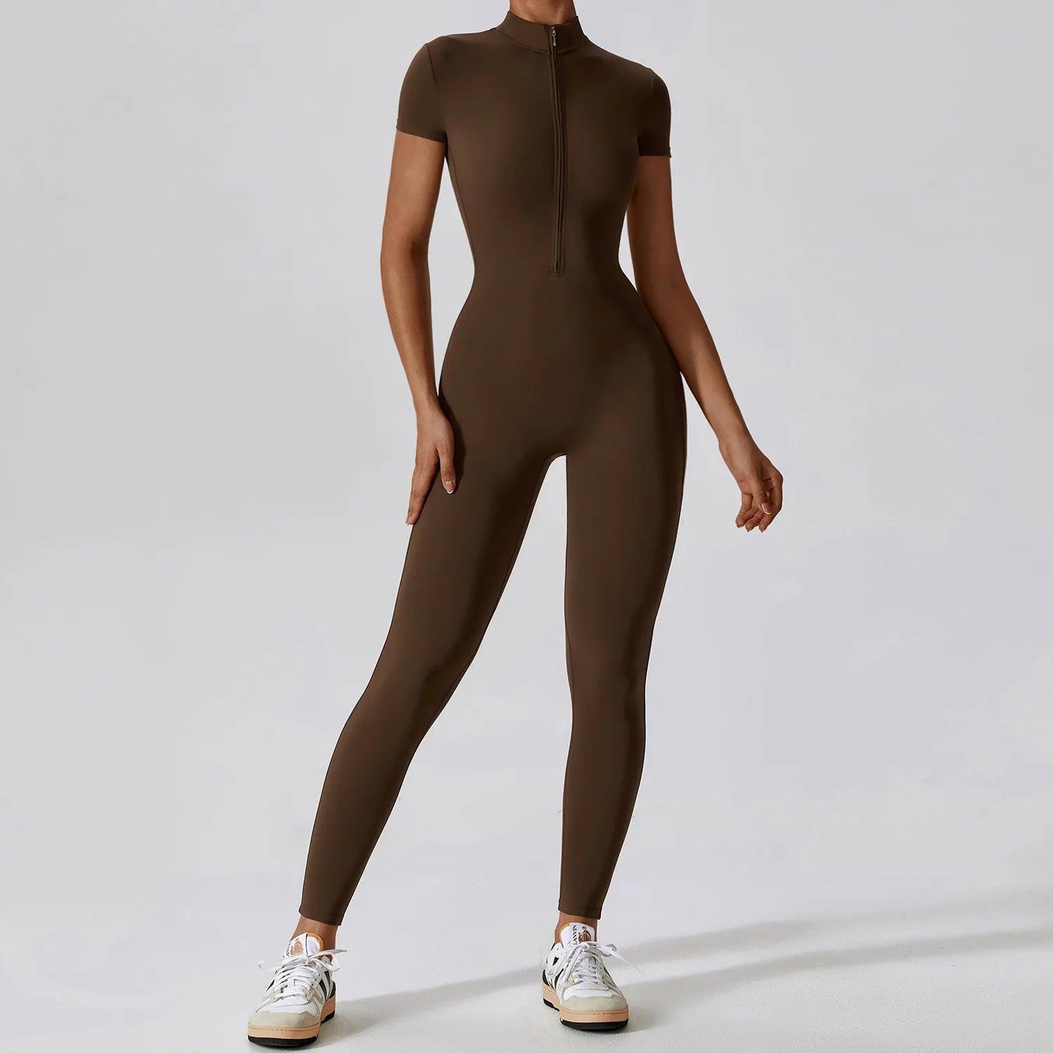 Zipper Yoga Jumpsuit - Shapers Corp