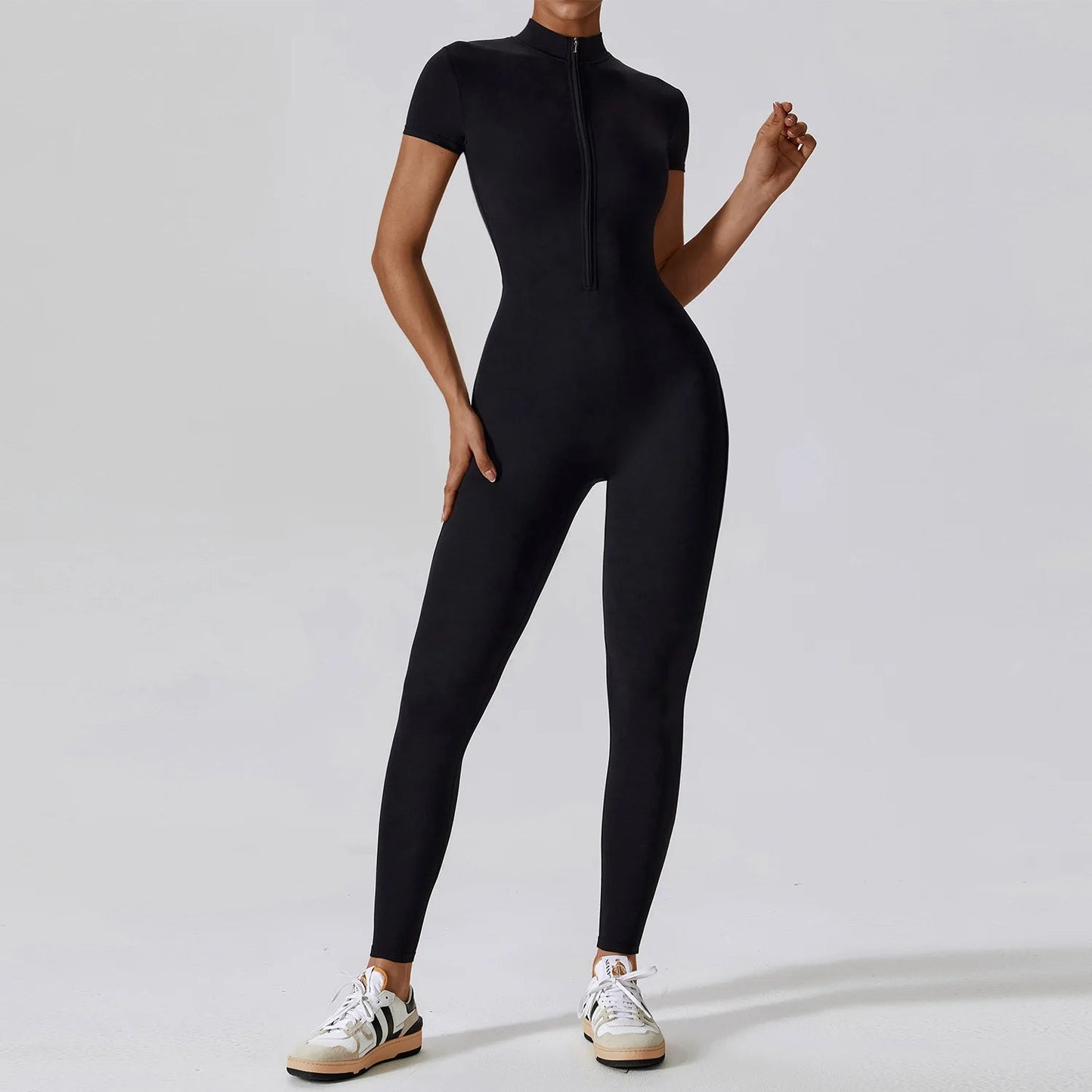 Zipper Yoga Jumpsuit - Shapers Corp