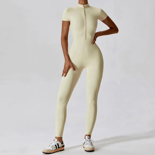 Zipper Yoga Jumpsuit - Shapers Corp