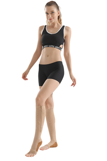 Zipper Compression Socks