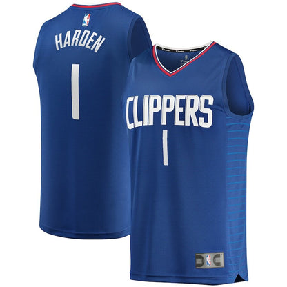 Men's LA Clippers James Harden Royal Jersey