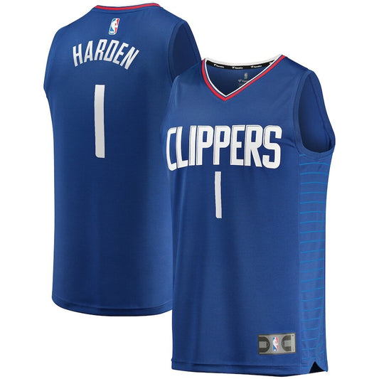 Men's LA Clippers James Harden Royal Jersey