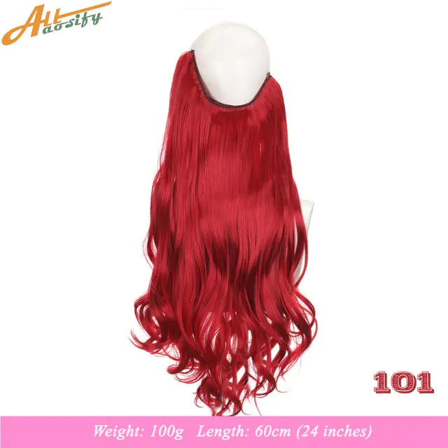 Synthetic No Clip Artificial Hair