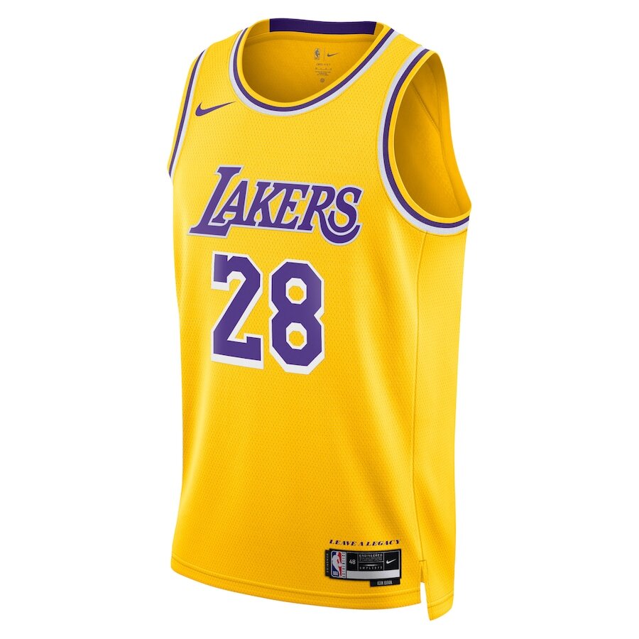 Rui Hachimura Los Angeles Lakers Gold Jersey - Unisex