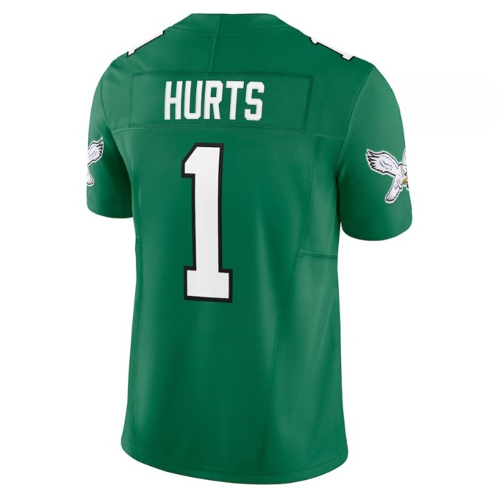 Philadelphia Eagles Jalen Hurts Kelly Green Jersey